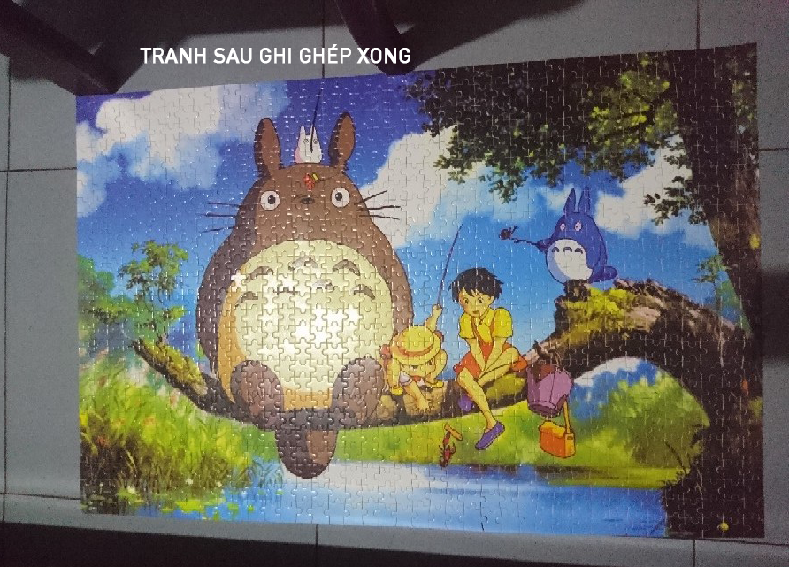 Tranh Ghép Hình 1000 Mảnh Gỗ Kích Thước Lớn 75x50cm/Tranh 1000 Mảnh Gỗ Totoro Trên Cây/Puzzle 1000 Mảnh Totoro/Tranh 1000 Mảnh Anime/Tranh 1000 Mảnh Ghép/Tranh Ghép Hình Jigsaw Puzzle/Tranh 1000 Pcs/Puzzle 1000 Pieces/Tranh Ghép Hình 1000 Mảnh Phong Cảnh