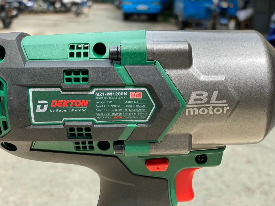 MÁY SIẾT BULONG DÙNG PIN 21v DEKTON M21-IW1200N - HÀNG CHÍNH HÃNG
