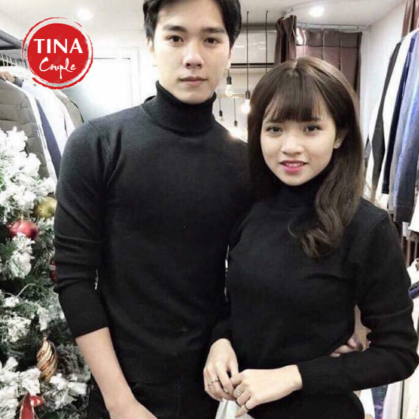 Áo Len Cỗ Lọ Unisex Nam Nữ Chất Liệu Cao Cấp - Couple Tina