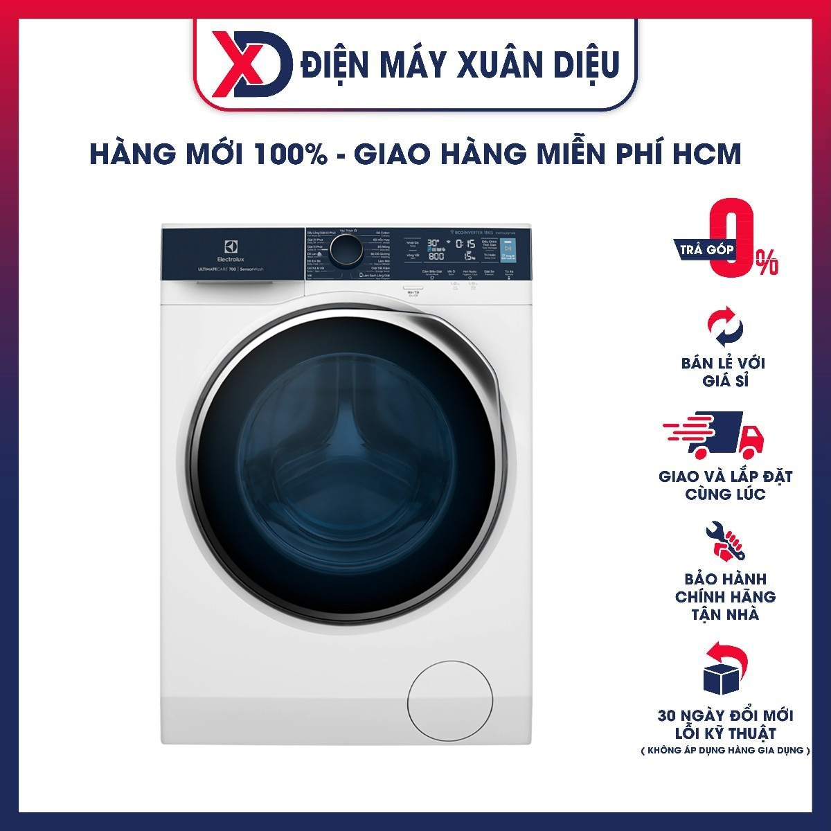 [ Giao Toàn Quốc ] Máy Giặt Electrolux EWF1142Q7WB - Hàng Chính Hãng