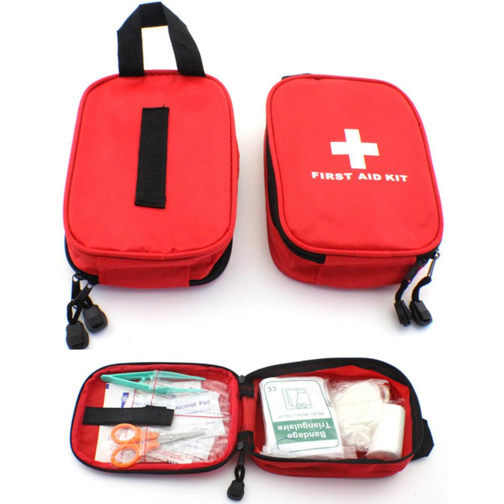 31pcs Outdoor First Aid Supplies Emergency Kit with Carry Bag for Camping Hiking Home Car Travel