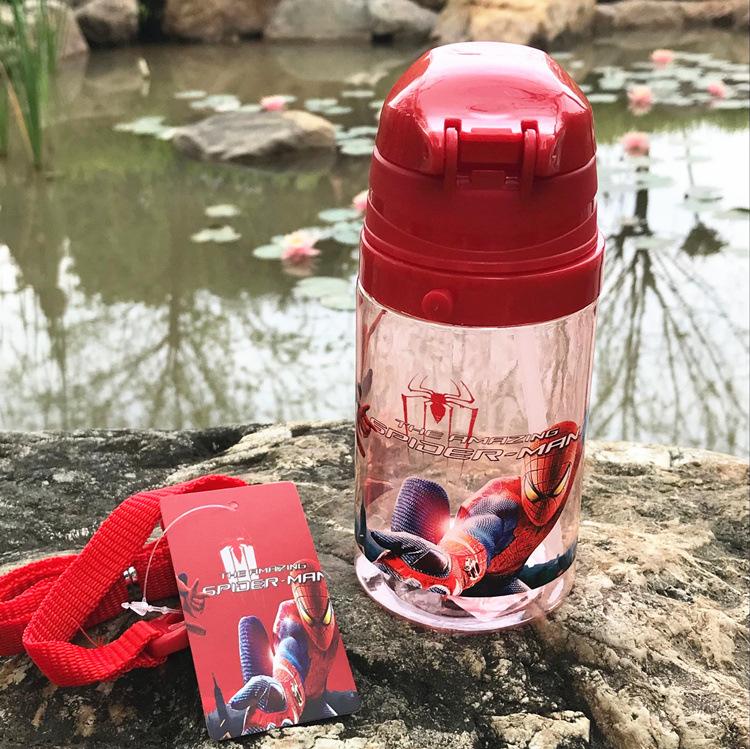 Thân Thiện Với Môi Trường Trẻ Em Uống Hoạt Hình Chai Nước Không Chứa BPA Tritan Ống Hút Trẻ Em Bình Sữa Trẻ Em Ấm Siêu Di Động Thể Thao Bình