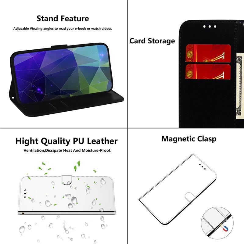 Bao Da Tráng Gương Thời Trang Sang Trọng Cho Iphone 6 6s Plus Iphone 7 Plus Iphone 8 Plus Se 2020