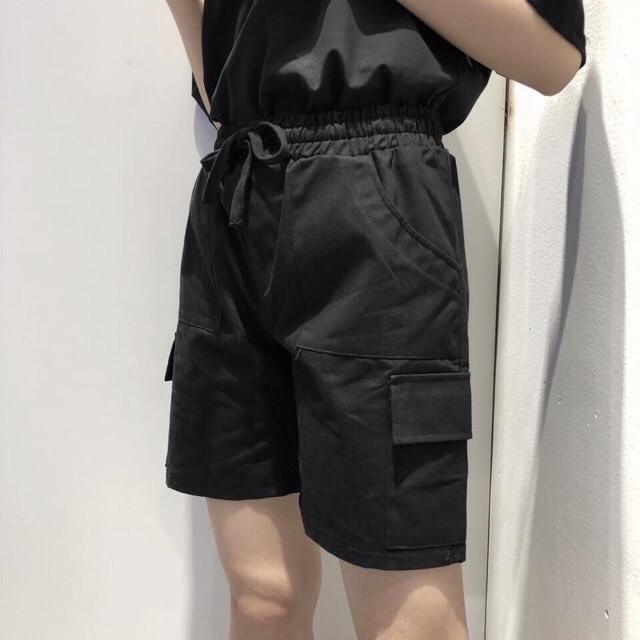 Quần đùi nữ, Quần Nữ, Quần short nữ, Quần kaki túi hộp