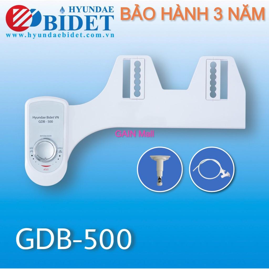 Vòi rửa vệ sinh thông minh HYUNDAE BIDET GDB500, tự rửa vòi, nhựa ABS, rửa hậu môn