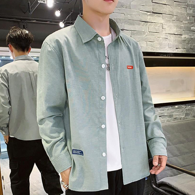 Men's Long Sleeve Shirt Oxford Rope Joker Youth Tooling Shirt