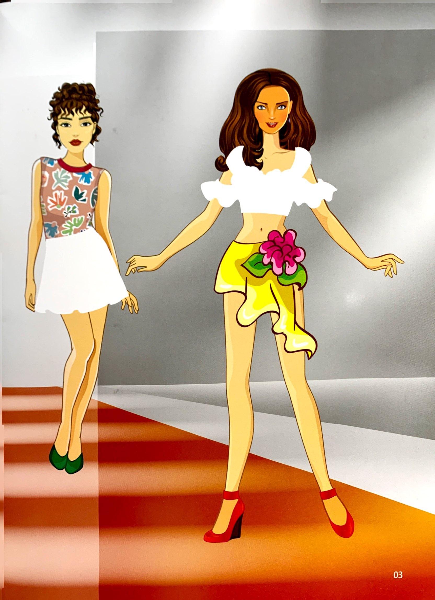 Sticker Fashion - Dán Hình Thời Trang - Tập 1