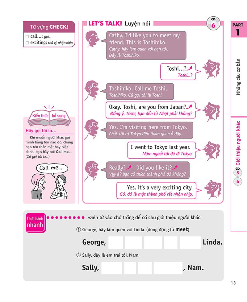 Sách Communicative English From Scratch (Kèm CD)