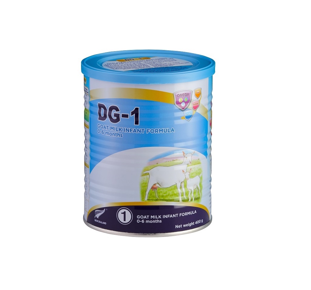 Combo 2 lon Sữa Dê DG-1 400g Tặng bộ 1 chiếc túi vải DG xinh xắn
