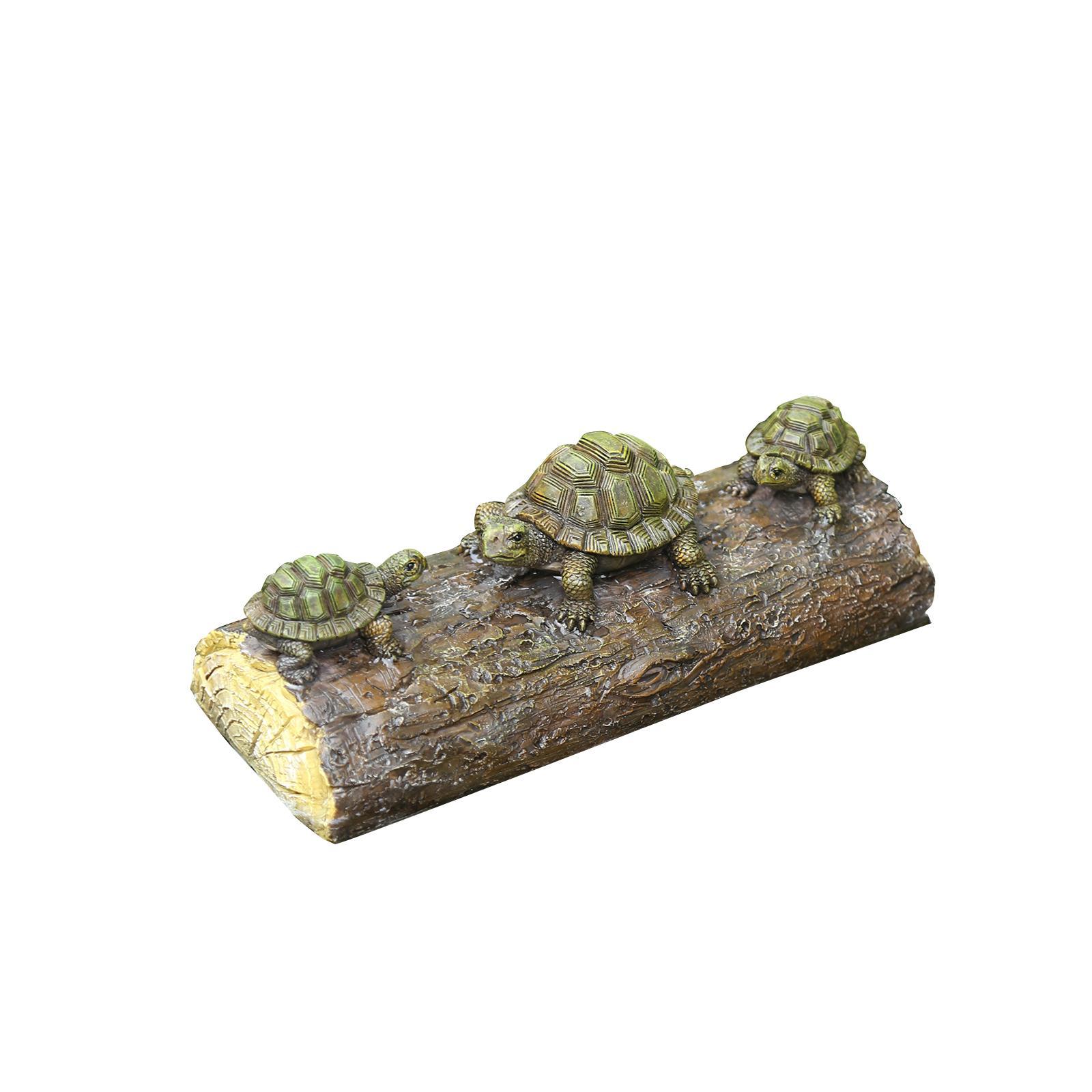 Turtle Floating Ornament Figurine Fairy Garden Statue DIY for Outdoor Indoor