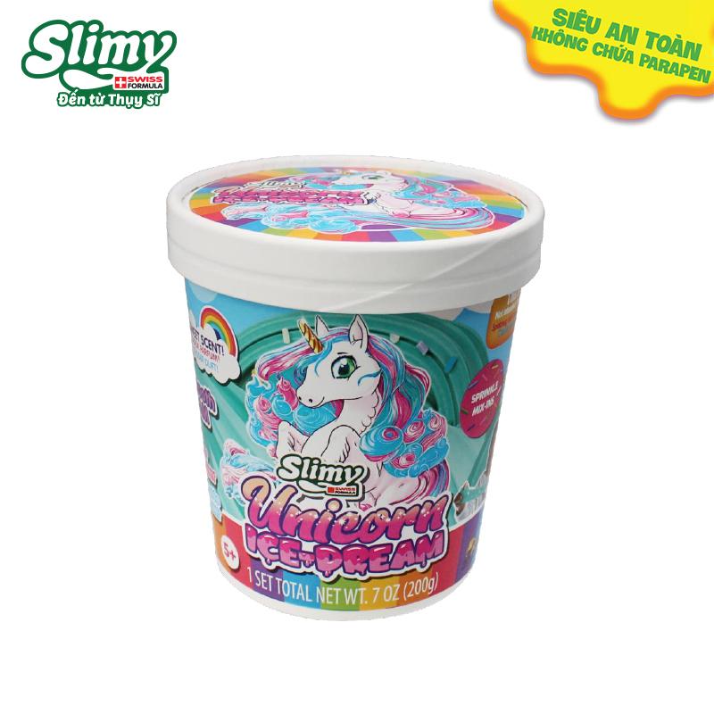 Đồ Chơi SLIMY Slime Hộp Kem Kỳ Lân Ngọt Ngào Với Cốm Trang Trí 33917