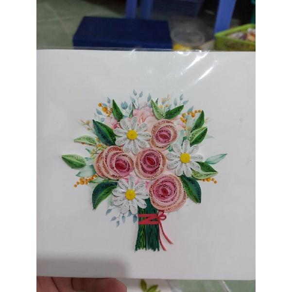 THIỆP HANDMADE, THIỆP GIẤY XOẮN(QUILLING)