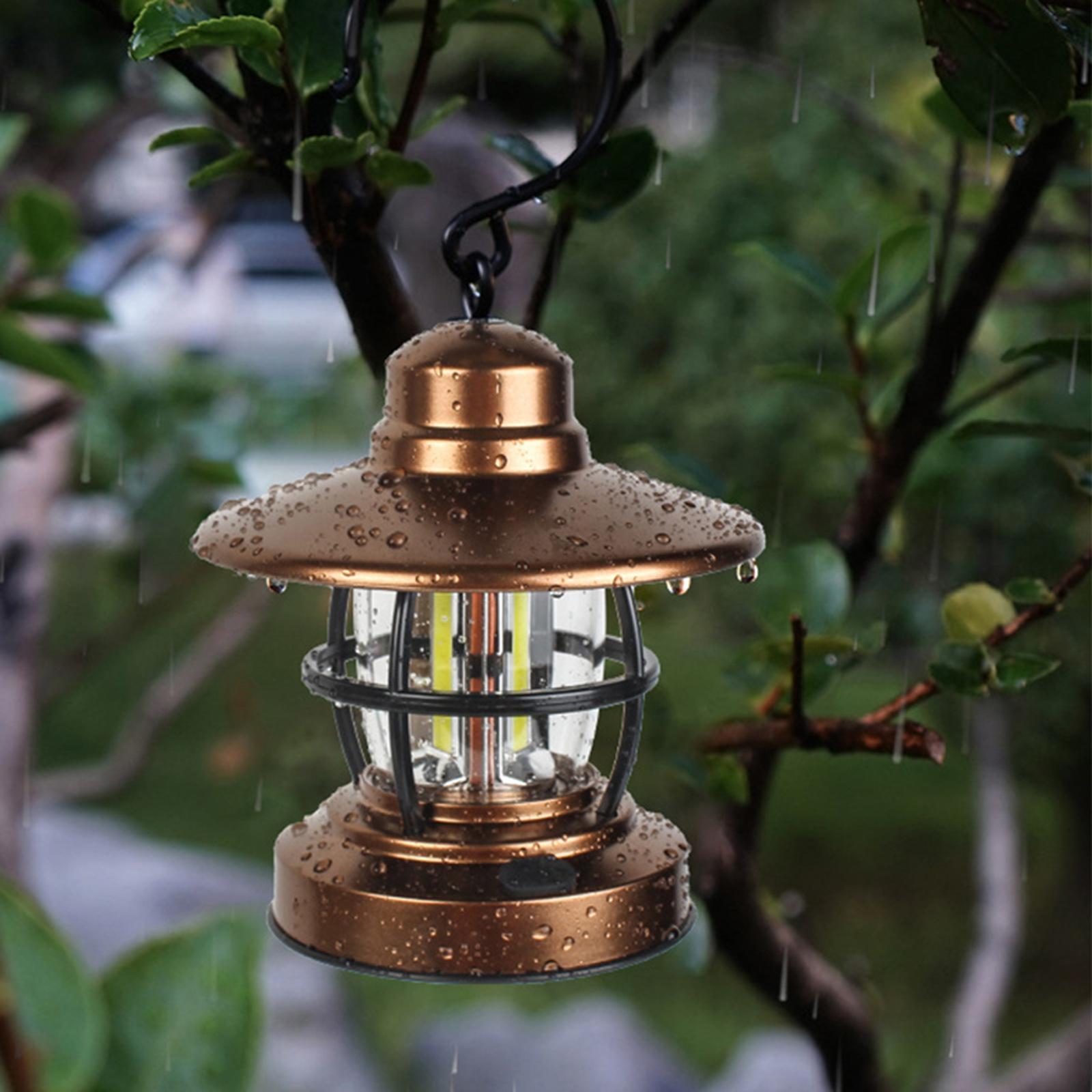 Portable Camping Lantern Tent Lamp Light Battery Operated for Home Hiking