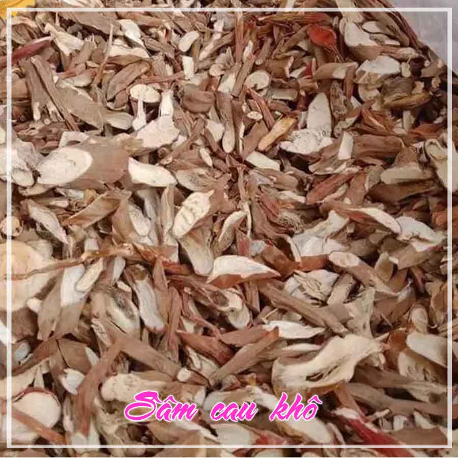  1kg Sâm Cau đỏ khô sạch sắt lát
