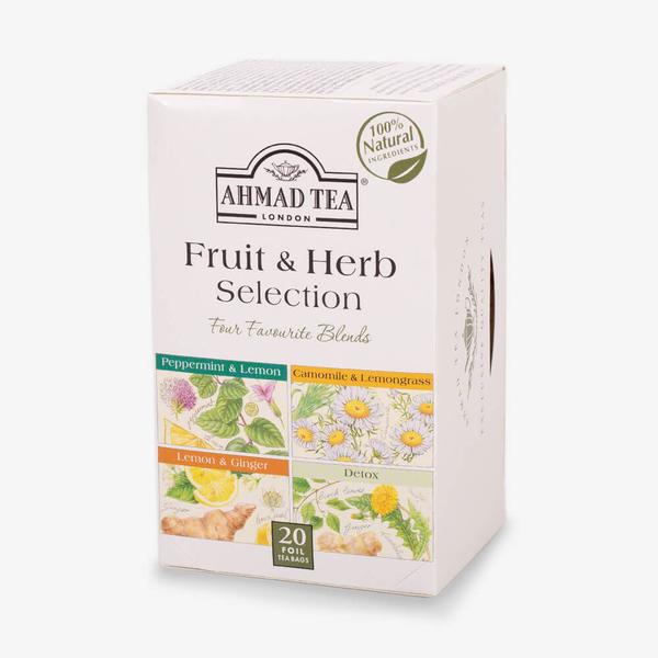 TRÀ AHMAD ANH QUỐC - BỘ SƯU TẬP THẢO MỘC (40g) - Fruit & Herb Selection - 4 loại Trà Thảo mộc giúp củng cố sức khỏe của bạn