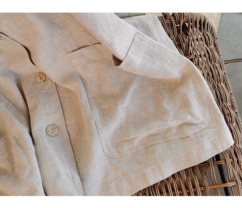 Áo vest blazer nữ Linen dài tay trẻ trung, chất linen may mềm mịn, thời trang nữ công sở ARCTIC HUNTER AH04
