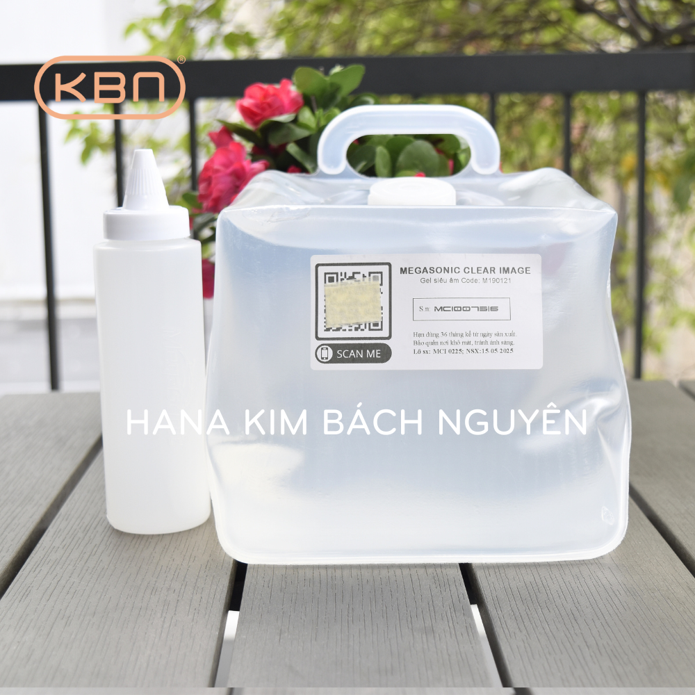 Gel Lạnh Triệt Lông Siêu Âm Chẩn Đoán Hình Ảnh Công Nghệ Germany MEGASONIC 5000ml