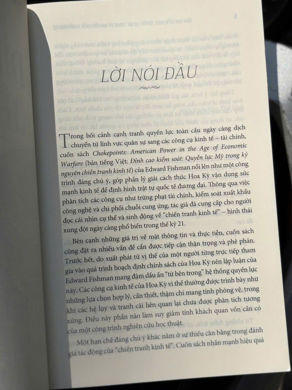 CHOKEPOINTS: ĐỈNH CAO KIỂM SOÁT – QUYỀN LỰC MỸ TRONG KỶ NGUYÊN CHIẾN TRANH KINH TẾ - Edward Fishman- NXB Thế Giới- SaigonBooks