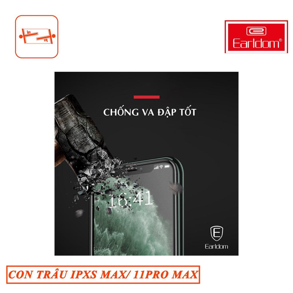 Cường Lực DÀNH CHO IPHONE XSMAX/ 11 PRO MAX (Đen) Con Trâu Earldom