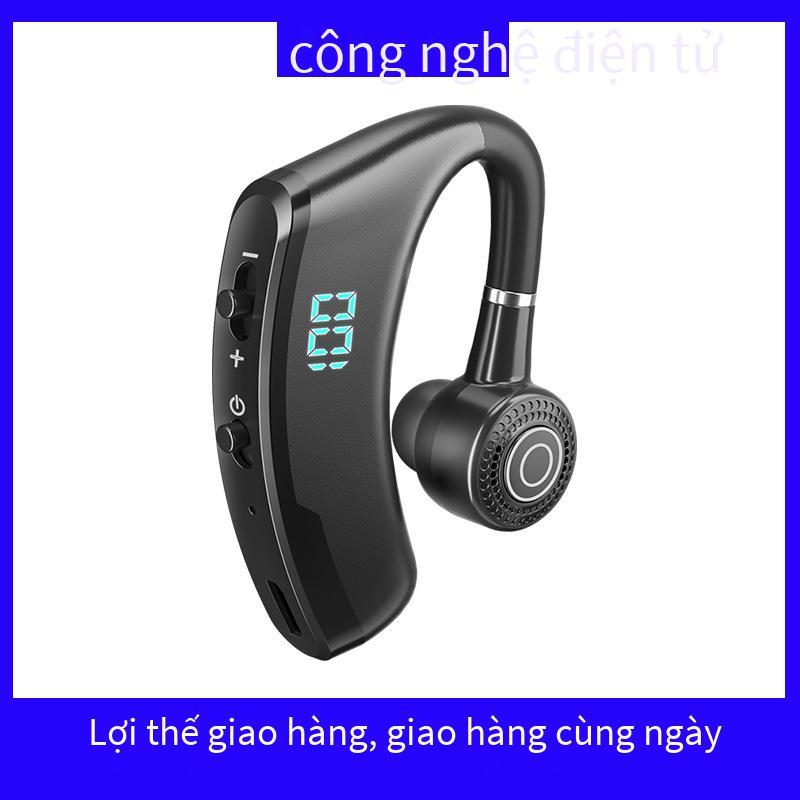 Giao hàng nhanh mẫu riêng mới V9 màn hình kỹ thuật số tai nghe bluetooth không dây tai nghe trò chơi độ trễ thấp treo tai tai nghe kinh doanh thời gian chờ siêu dài