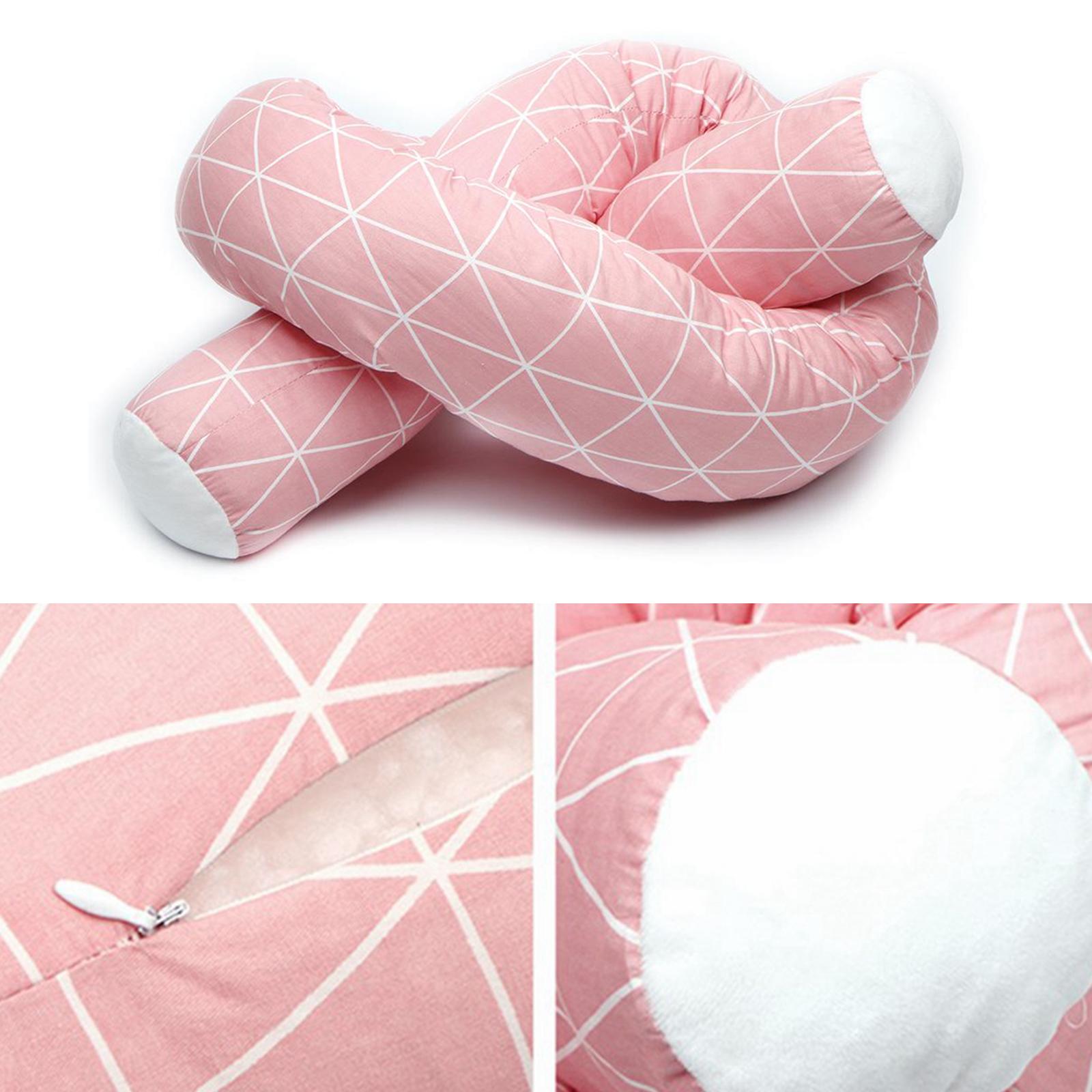 Infant Soft Cotton Bed Bumper Newborn Crib Bedding Snake Pillow