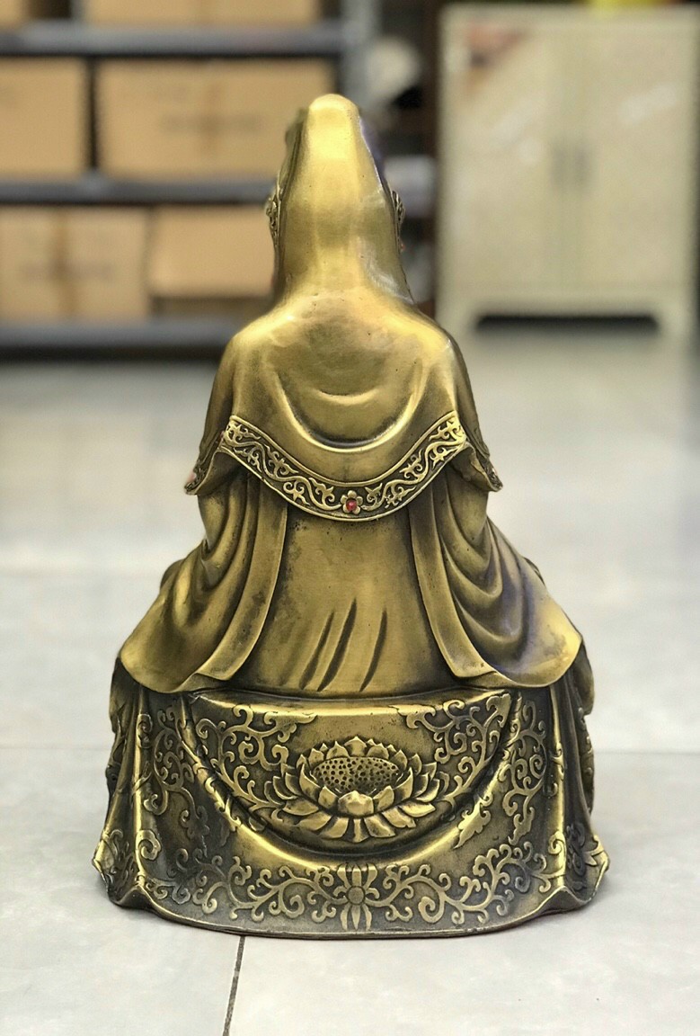 Phật bà quan âm ngồi - Vật phẩm phong thủy