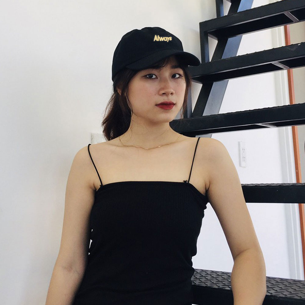 Mũ lưỡi trai - nón Ulzzang thêu chữ Always unisex nam nữ chống nắng phong cách đường phố, thời trang