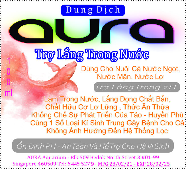 Trong Nước Thủy Sinh AURA - Siêu Trong - Loại Cao Cấp