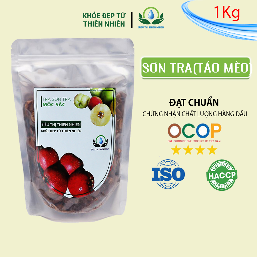 Trà Sơn Tra (Táo Mèo) Sấy Khô Mộc Sắc 1Kg