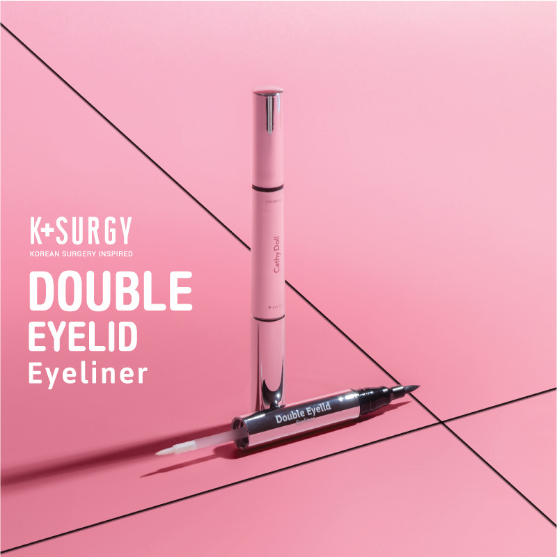 Bút gel kích mí và kẻ mắt 2 trong 1 Cathy Doll Double Eyelid Eyeliner 1g+0.4g