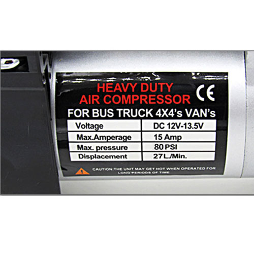 Máy Bơm Lốp 12V -100PSI- Máy Nén Khí Tiện Lợi