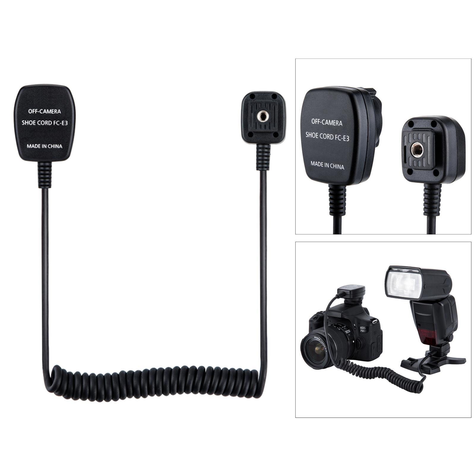 300cm/10ft TTL Off-Camera Hot Shoe Flash Sync Cable Cord for Canon