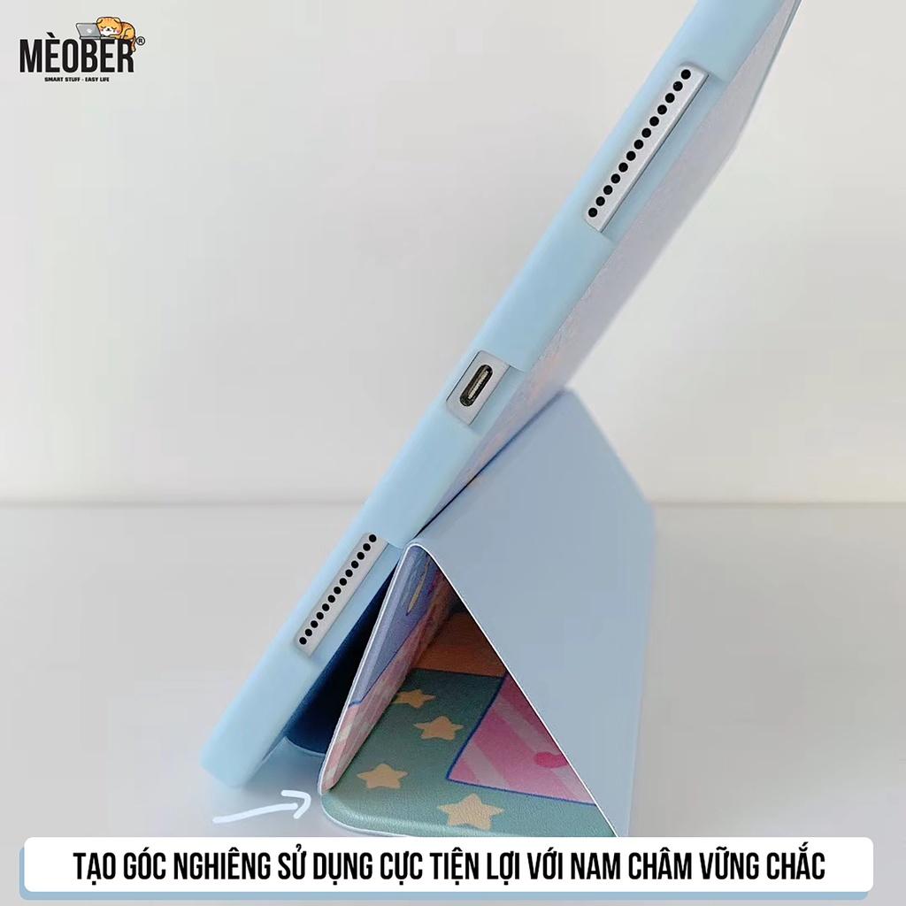 Bao da dành cho cover iPad hoạ tiết cute, phối màu pastel, in 3D hoạ tiết. Cover dành cho iPad Gen 5 6 7 8, Mini, Air 4 3, Pro