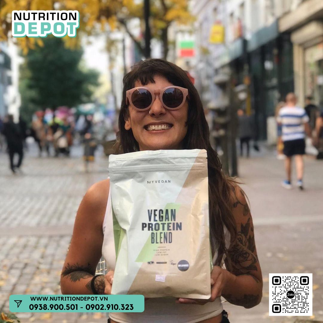 Sữa bổ sung đạm dành cho người ăn chay Vegan Blend Protein 1kg - Nutrition Depot