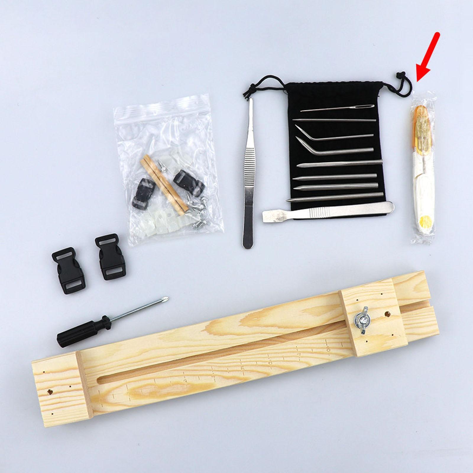 Lacing with Velvet Bag for DIY Strings Bracelet Crafts Tool 13pcs