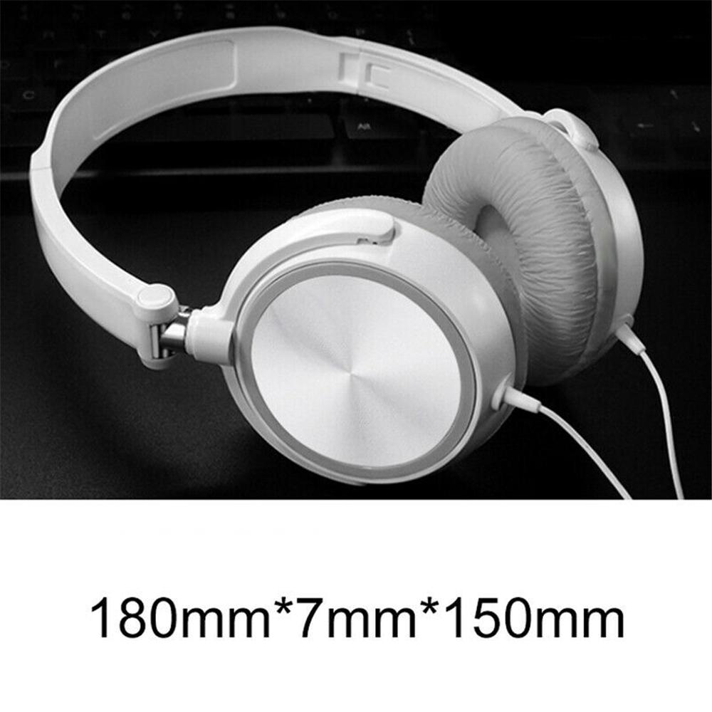 Có Dây 3.5Mm Tai Nghe Trên Tai Tai Nghe Bass Stereo Tai Nghe Chụp Tai Có Micro Dành Cho Chơi Game Điện Thoại Phụ Kiện Máy Tính Đỏ Trắng Đen