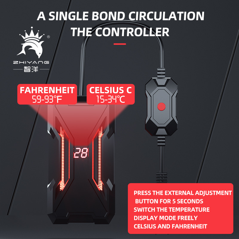 Sưởi ZHIYANG thủy tinh cao cấp  - máy sưởi cho hồ cá cảnh, bể thủy sinh - shopleo