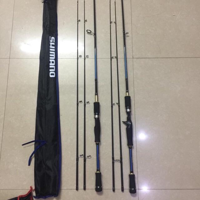 Combo 2 cần lure shimano 2,4 m