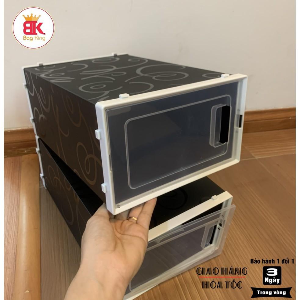 Combo 6 Hộp Đựng Giày Nhựa Cứng Trong Suốt Chất Liệu PP Cao Cấp, Chịu Lực Tốt Tới 6kg