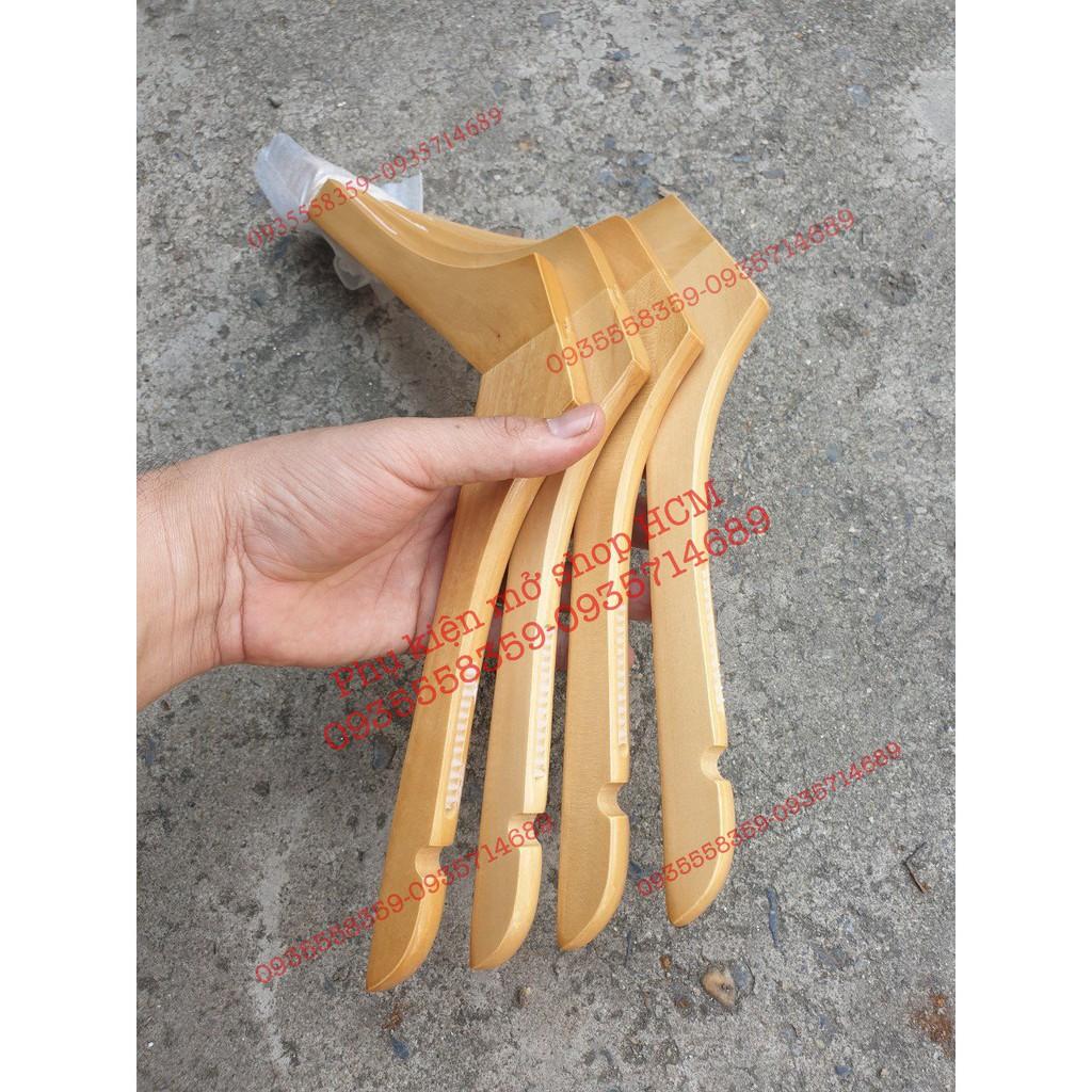 Móc gỗ - Kẹp gỗ mộc treo đồ người lớn cao cấp