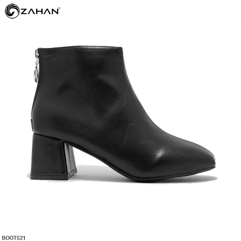 Boots nữ, 5cm, mũi vuông, trơn BOOTS21