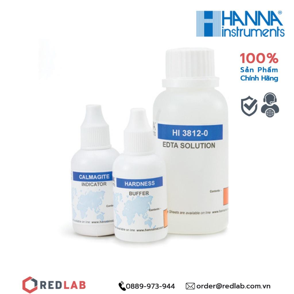 Bộ kiểm tra độ cứng tổng của nước Hanna HI3812 và chất thử độ cứng tổng Hanna HI3812-100