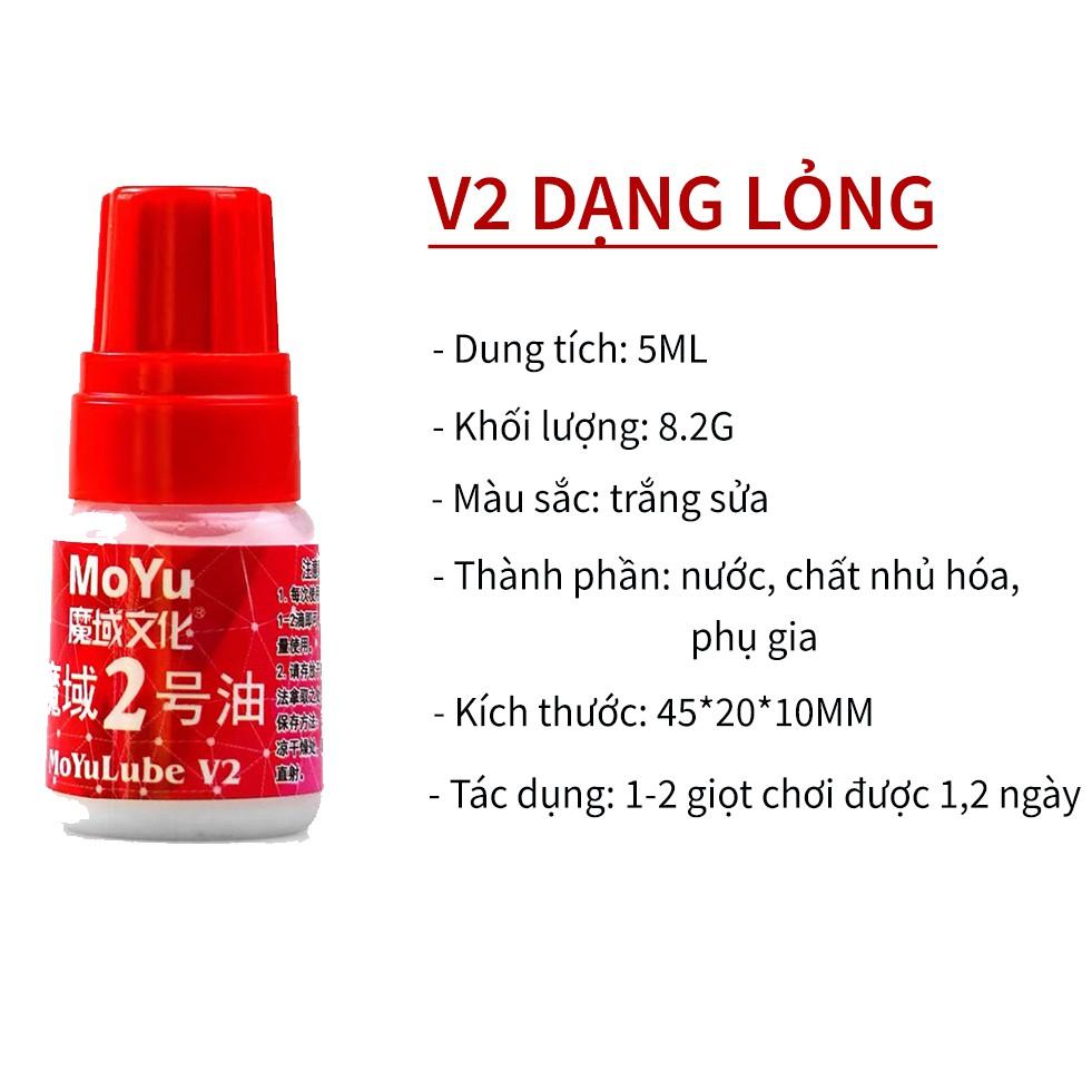 (có sẵn) Dầu bôi trơn rubik Moyu Lube V1/V2 (5ml