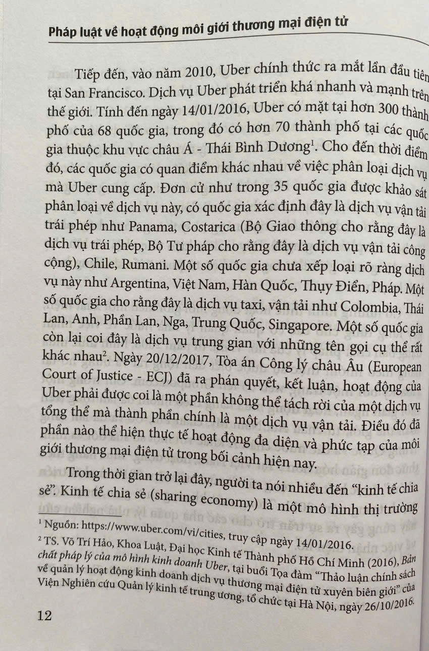 Pháp Luật Về Hoạt Động Môi Giới Thương Mại Điện Tử ( Tái bản lần thứ nhất)