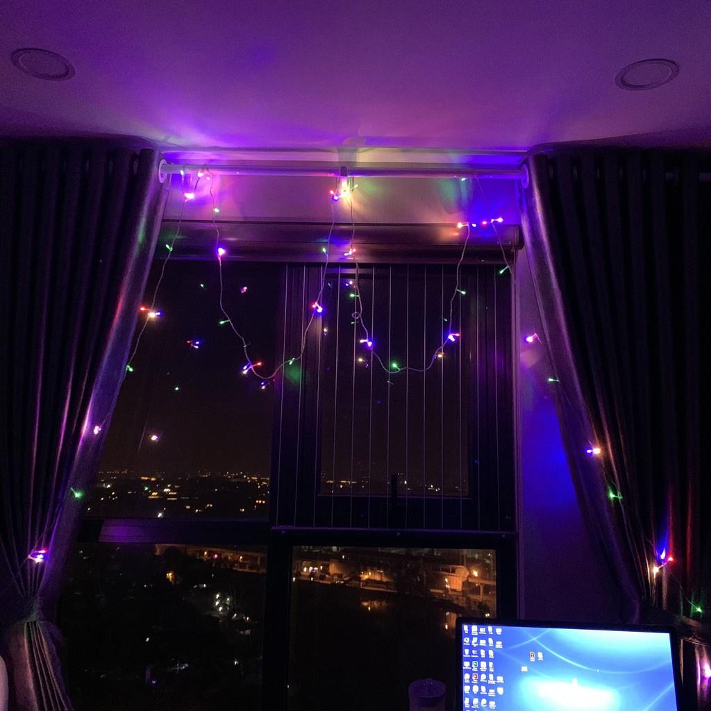DÂY ĐÈN LED chớp nháy nhiều màu dài 4m với 40 bóng led