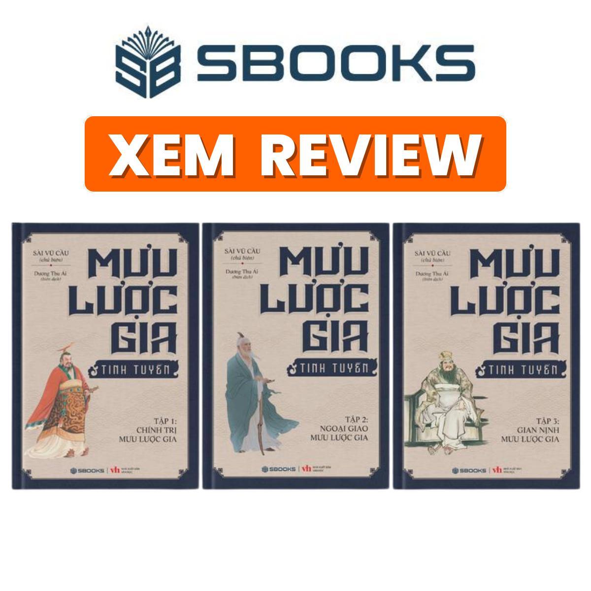 Sách - Combo 3 cuốn: Mưu Lược Gia (Boxset) - Sách minh triết phương Đông hay nhất 2024 - Sách Sbooks chính hãng