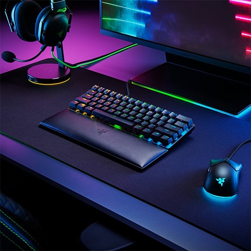 Tấm kê tay bàn phím Razer Ergonomic Wrist Rest for Mini Keyboards RC21-01720100-R3M1 - Hàng chính hãng