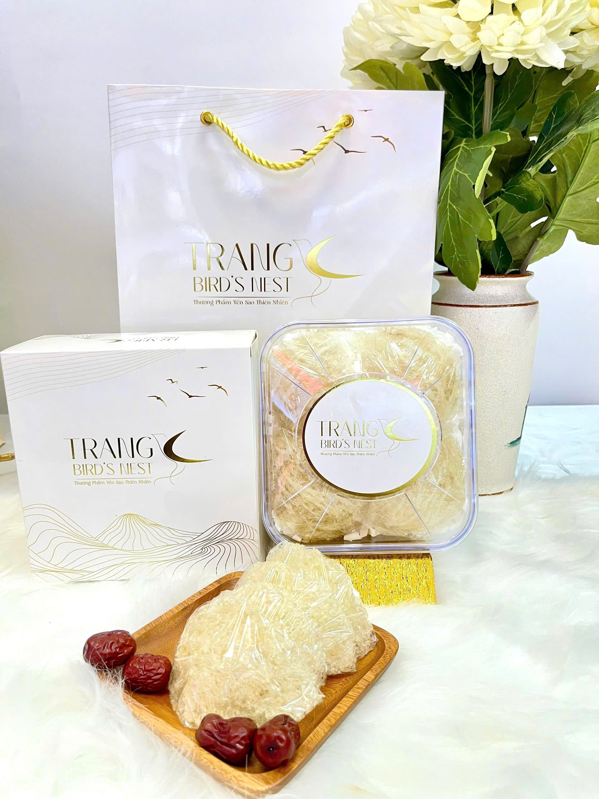 Yến Tinh Chế Sợi Rối [Hộp 50g]-Tăng cường sức khỏe - Tăng đề kháng - Tăng hệ miễn dịch - Giúp ăn ngon - Tốt cho phụ nữ mang thai - Trang bird's nest - Cải thiện giác ngủ - Tăng cường sinh lý