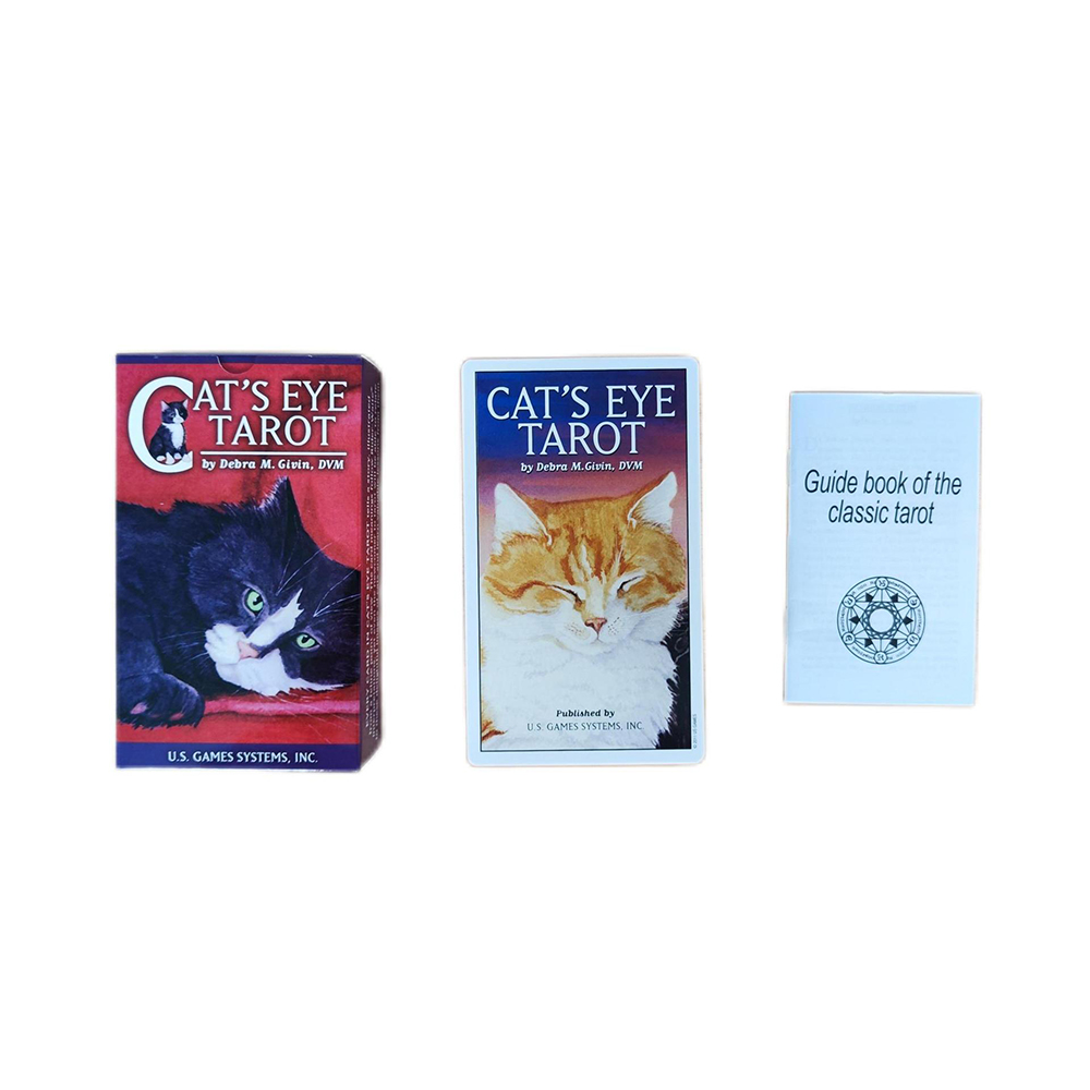 [Size Gốc] Bộ Bài Cat's Eye Tarot 78 Lá Bài 7x12 Cm Bật Mí Ẩn Số Cuộc Sống Của Bạn Từ Loài Mèo