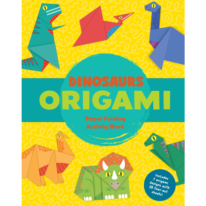 Sách Origami Activity Book - Dinosaurs